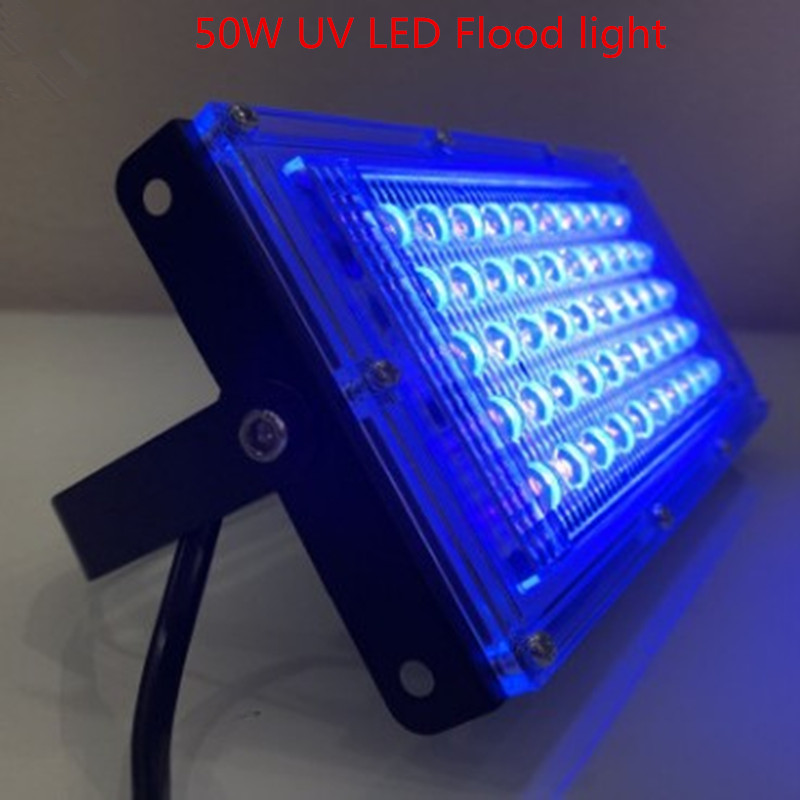 

50W LED UVC Germicidal Lamp Flood Light 110V 220V Spotlight Floodlight Outdoor Garden Wall lamp Street Led Reflector Cast light