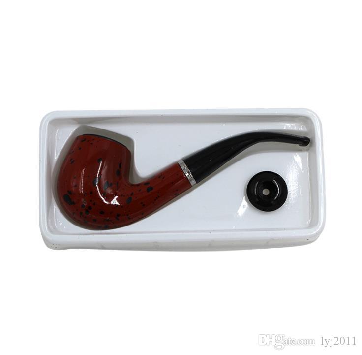 

Retro speckle stripes, short curved bakelite pipes, metal circulating filter wood hopper