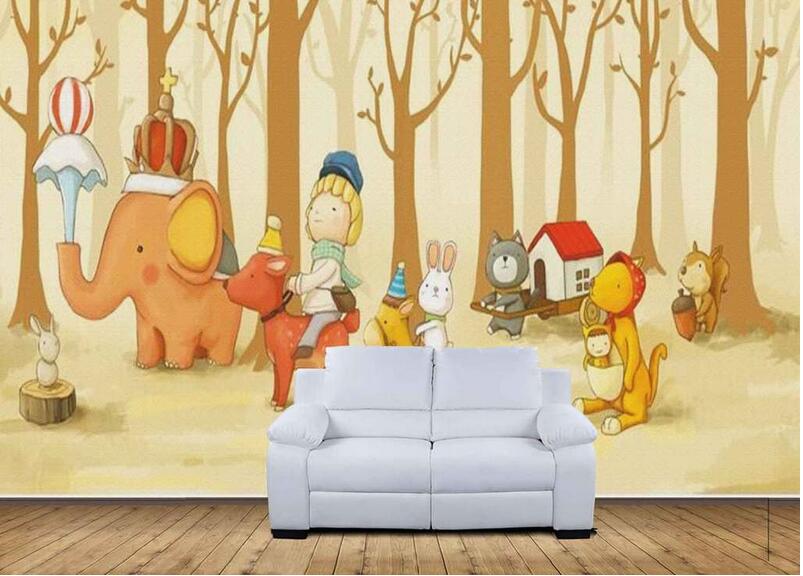 

3d wallpaper custom photo Cartoon children room toy elephant puppy background home decor 3d wall murals wallpaper for walls 3 d living room, Non-woven wallpaper
