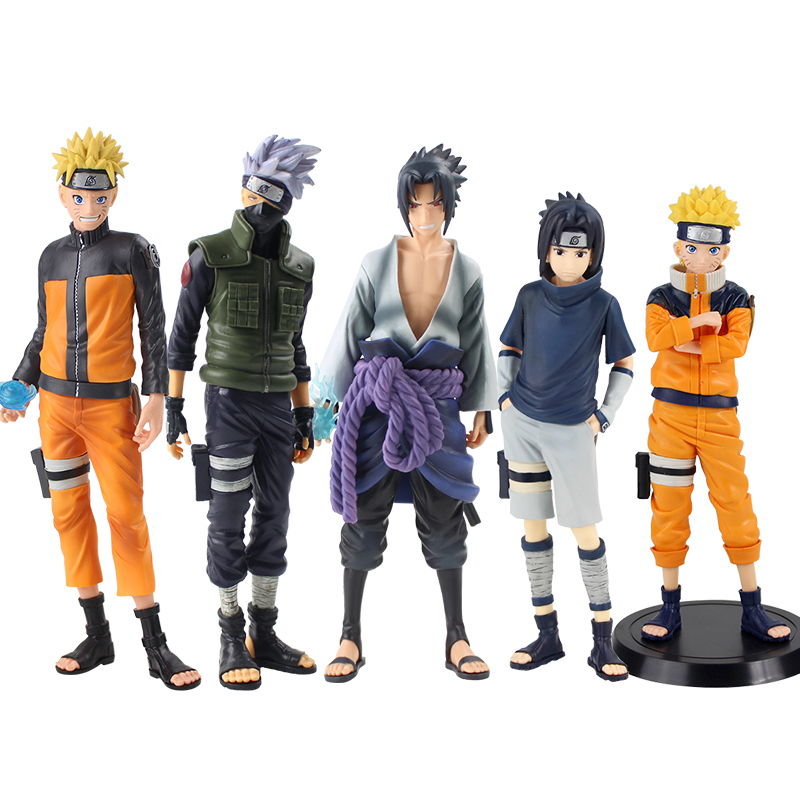 

25-28cm Naruto Grandista Shinobi Relations Uzumaki Uchiha Sasuke Hatake Kakashi Figurine PVC Model Hot Figure Toys MX200319