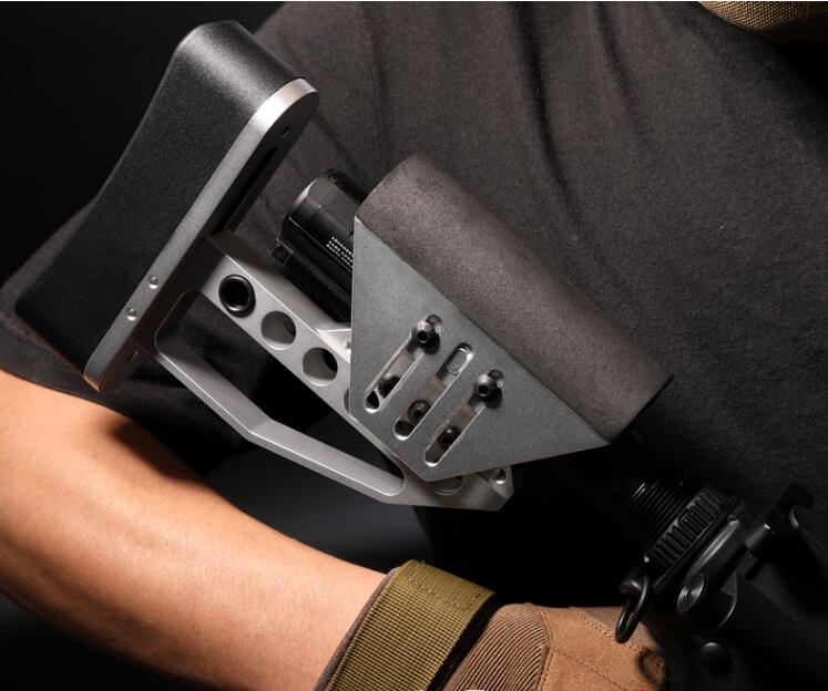 

lightweight TB stock M4 HK416 airsoft CNC metal XLR buttstock AR15