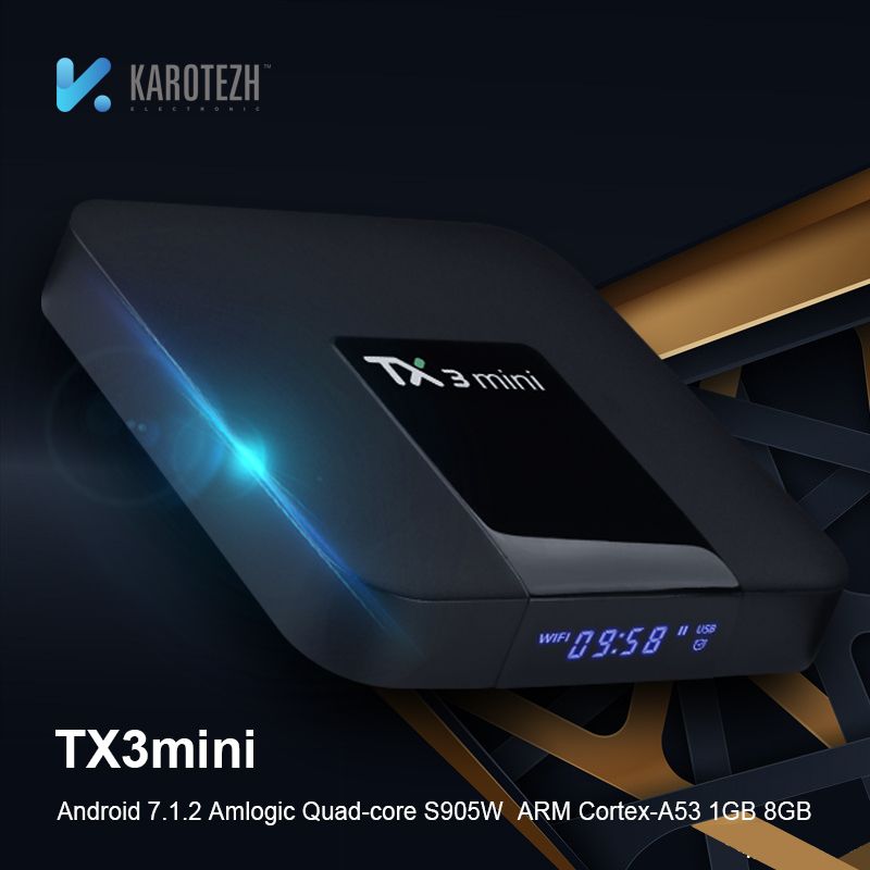 TX3 mini Android7.1 3D Smart TV Box 905W 4K WiFi Media Player Quad Core 2G+16G