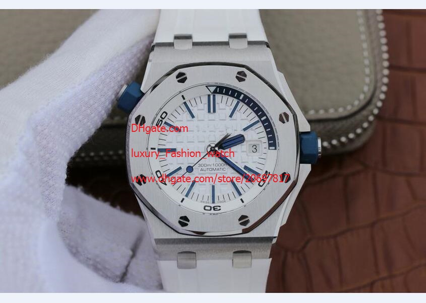 

Free Shipping Factory Supplier Top quality Luxury top 42mm wristwatches Automatic movement Men's Watch Watches White Dial