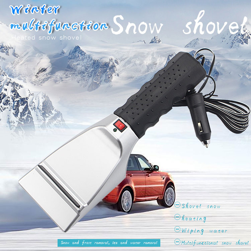 

Vehicle Heating Ice Scraper Electric Windshield Snow Car Electric Windshield Heated Universal Auto