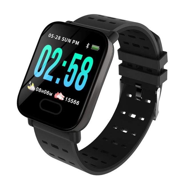 

A6 Smart Watch Bracelet Reloj Inteligente Pulsometro Ritmo Cardi Fitness Tracker Remote Control Smart Wristwatch Waterproof For iOS Android