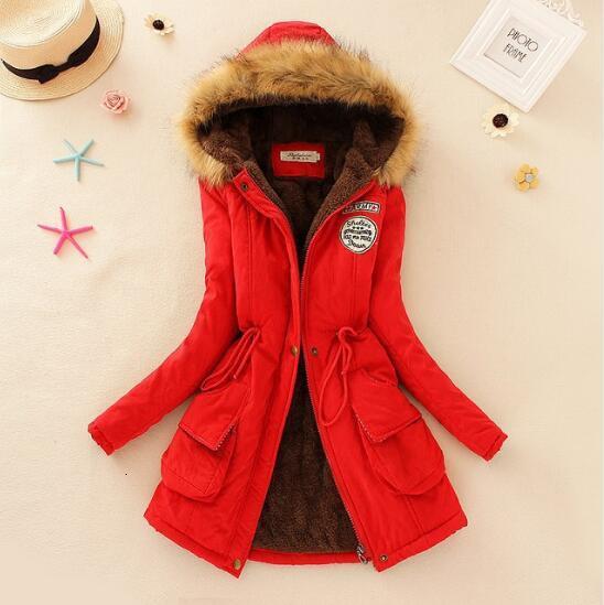 

Winter women Jas 2019 New parka women Winter Fat cats Jas, Black