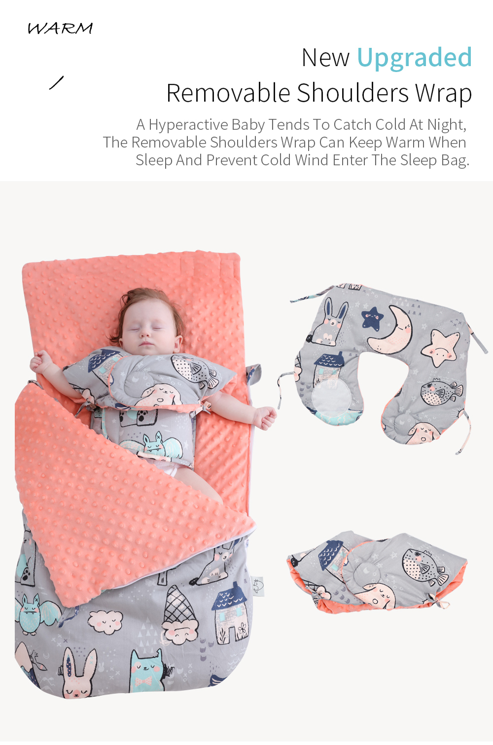 cotton baby sleeping bag