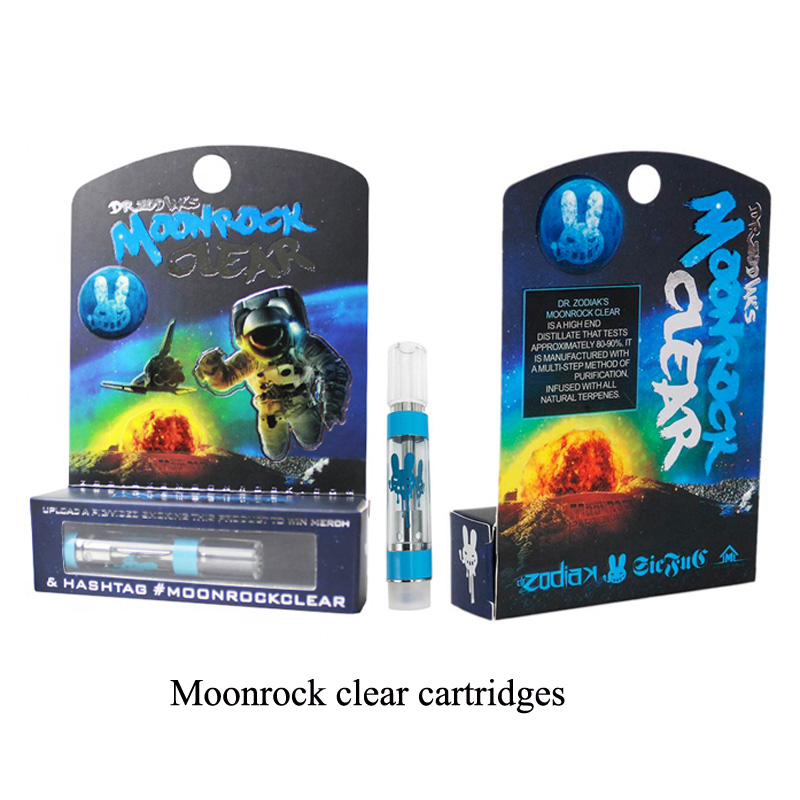 

DHL Latest New Brands 510 Threading Moonrock Clear Vape Carts In stock Moon Rock Clear Vaporizer Cartridges