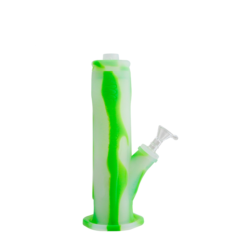 

Waxmaid Wholesale 12.5 inches hookah Freezable Icer Silicone Water Pipe comes with a glass bowl