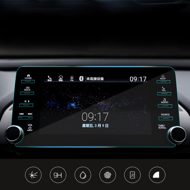 

For 2018 2019 Car Styling Top GPS Tempered Glass Screen Protector Sticker Film