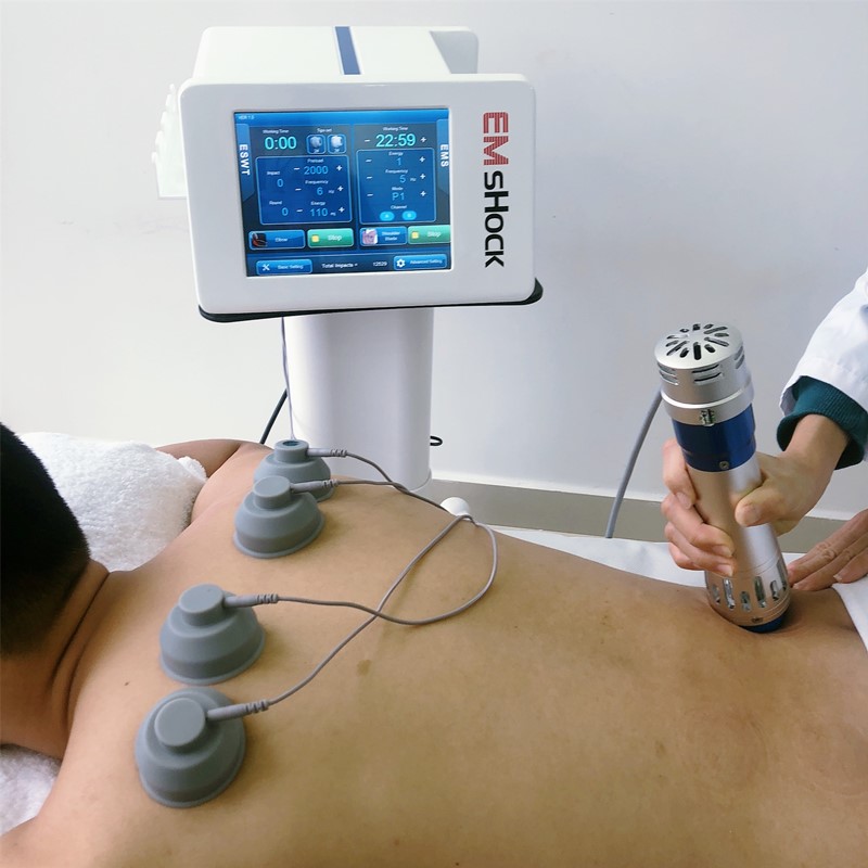 

Kaphatech 2 in 1 ems shock wave emshock em shockwave therapy machine eswt equipment for body pain relief