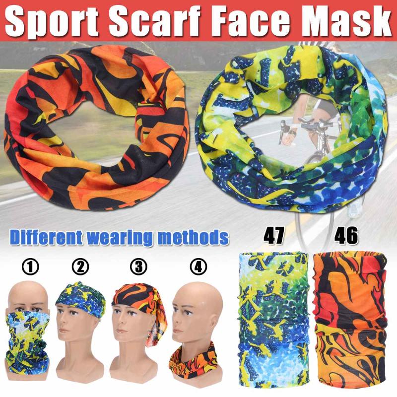 

Cycling Caps & Masks 1pc Camouflage Solid Bandana Buffs Neck Gaiter Headband Fishing Balaclava Mask Scarf Multifunctional Outdoor Headwear, Type 47