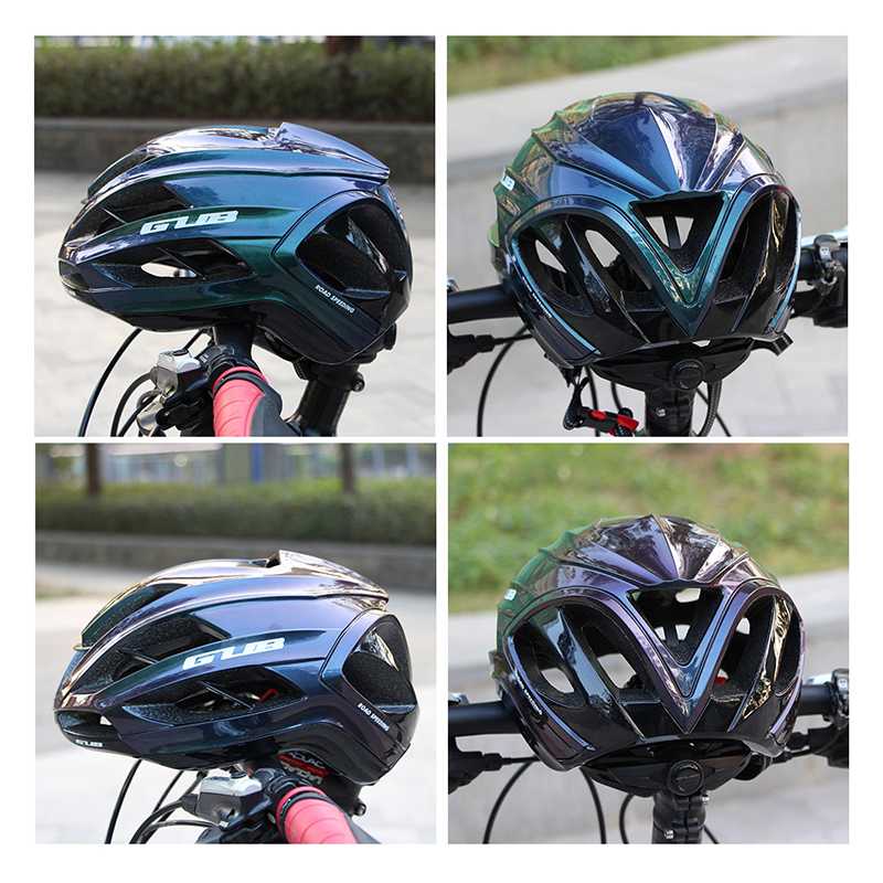 

GUB Ultralight In-mold Bicycle Helmet L Size Head Circumference 57-61cm All-round ventilation Road Mountain Bike MTB Helmet, Dark blue