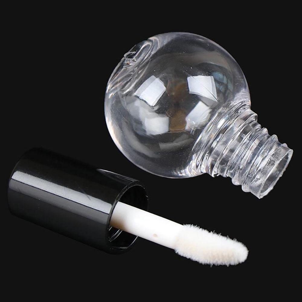 5ml Light Bulb Shape Empty Lip Gloss Tube Mini Refillable Lip Balm