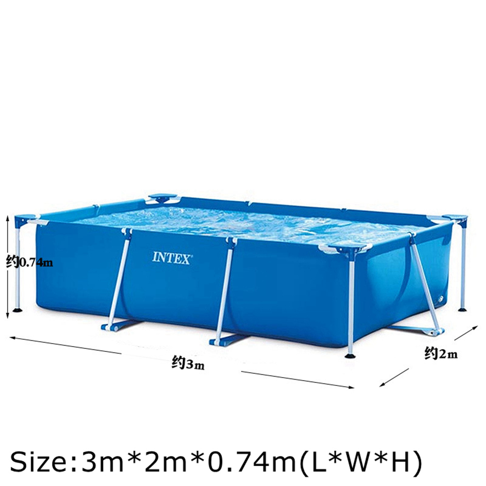 intex rectangular inflatable pool