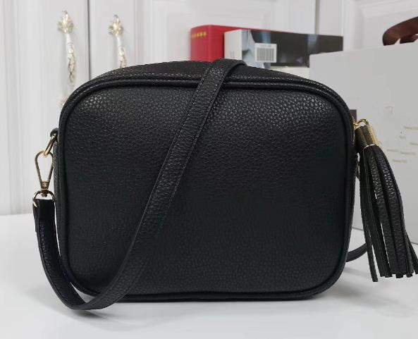 

women Handbags High Quality Wallet Famous handbag womens Handbags bags Crossbody Soho Bag Disco Shoulder Bag Fringed bag Purse, Black