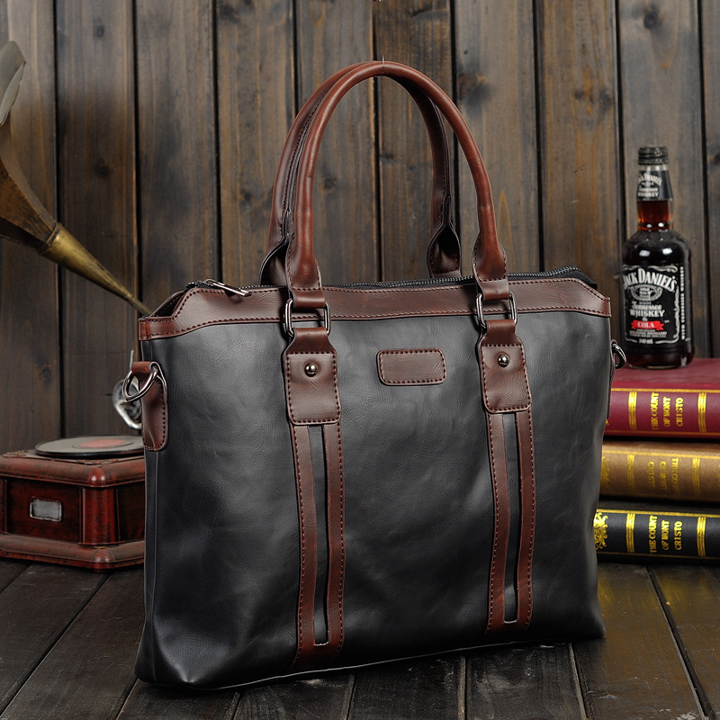 

Luxury Handbags Briefcases Lawyer Leather Handbag Computer Laptop Bag Shoulder Bags Waterproof Office Portable Bag for xiaomi
