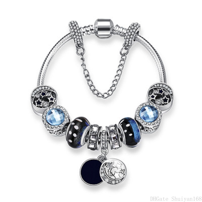 charm pandora ciel etoile bleu nuit charm pandora ciel etoile bleu nuit