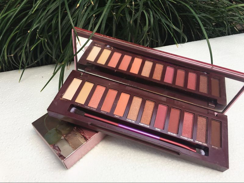 Free Shipping ePacket New Makeup Eyes New Arrivals Hot Brand High Quality Nude Cherry Eye Shadow Palette 12 Colors Eyeshadow!-image-429089425