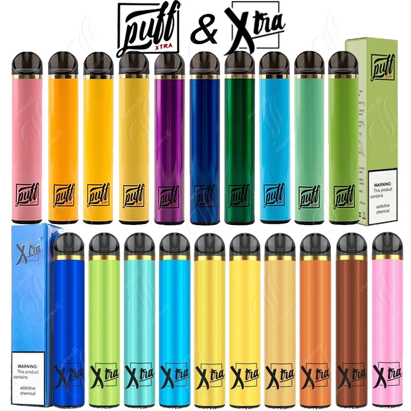

Newest Puff Xtra & XTRA Disposable Vape Pen 1500puffs Pre-filled 5.0ml Cartridge Carts Pods Starter Kits Vaporizer e Cigarettes System Vapor, Pplus