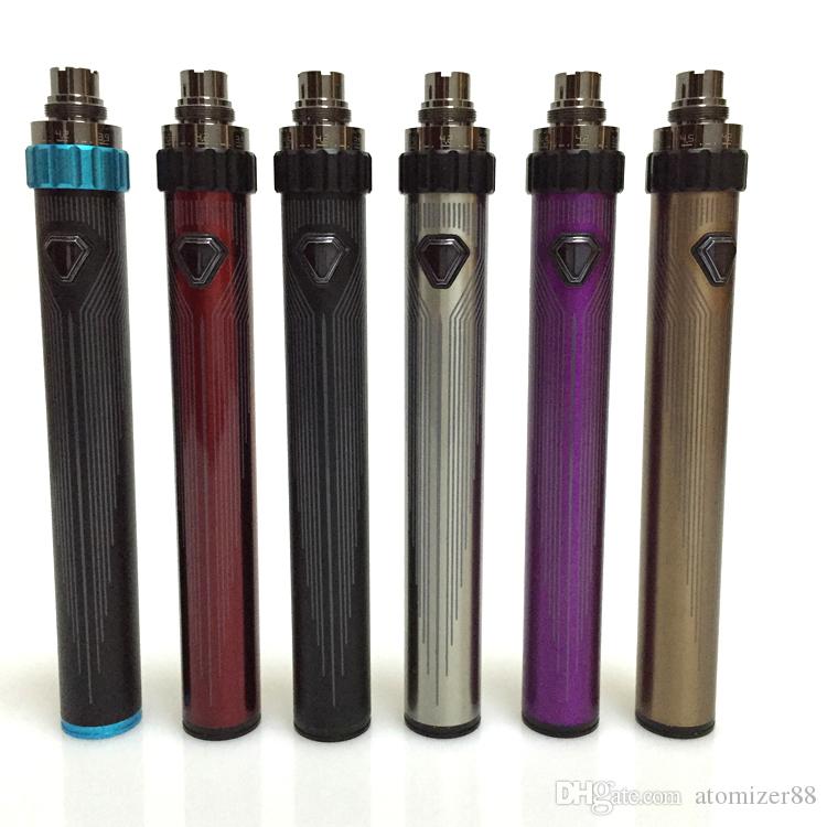 

Top quality 1600mAh Variable Voltage Battery Twist battery ESMA-T 510 thread vape pen for dry herb vaporizer