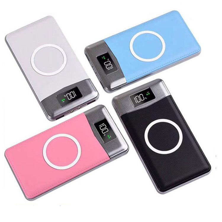 

Wireless Qi Charger 20000mAh Power Bank Fast Charging Adapter For Samsung NoteS8 Xiaomi with Retail Box