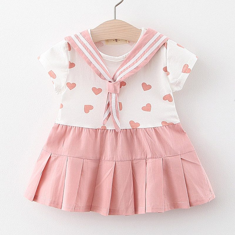 

Bear Leader Baby Dresses New Summer Toddler Newborn Baby Girls Cute Dress Print Pattern Princess Outfits Birthday Clothing, Ah210 blue