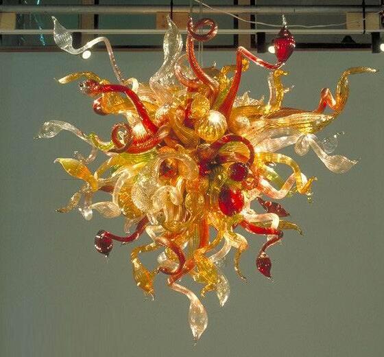 

Custom Hand Blown Lamps Lighting Murano Glass Chandeliers Contemporary Art Deco Crystal Chandelier Made in China