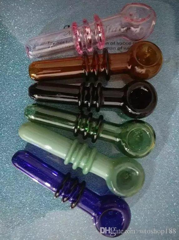 

Multicolor pipe Wholesale Glass bongs Oil Burner Glass Water Pipes Oil Rigs Smoking Free