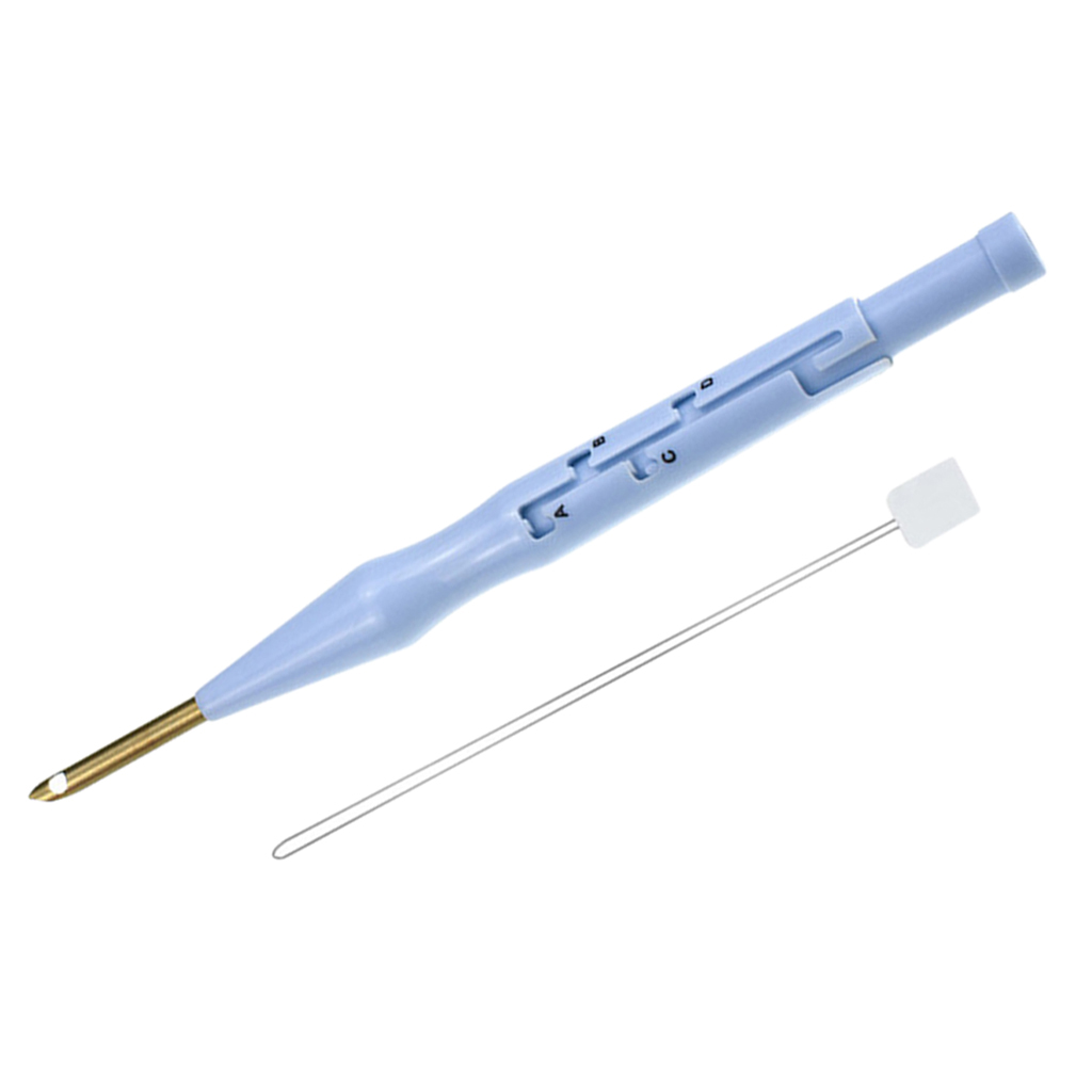 

crochet kits for cross stitch embroidery punch and threader, Black