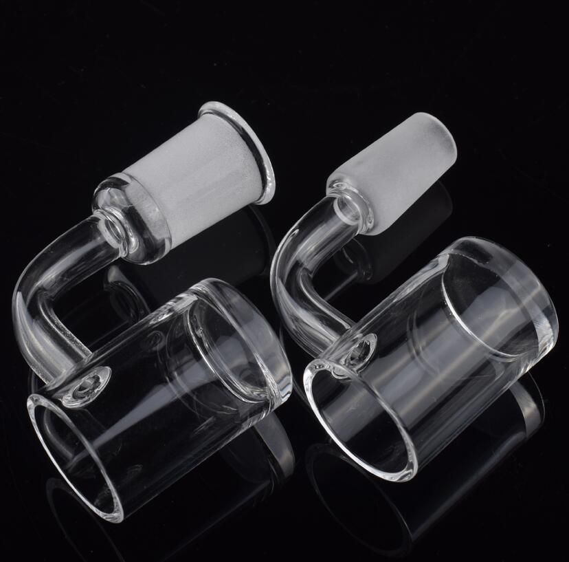 

USA hot selling 25mm OD Flat Top quartz banger 5mm Clear Bottom 10mm 14mm 18mm male female quartz banger nail For Glass Rigs