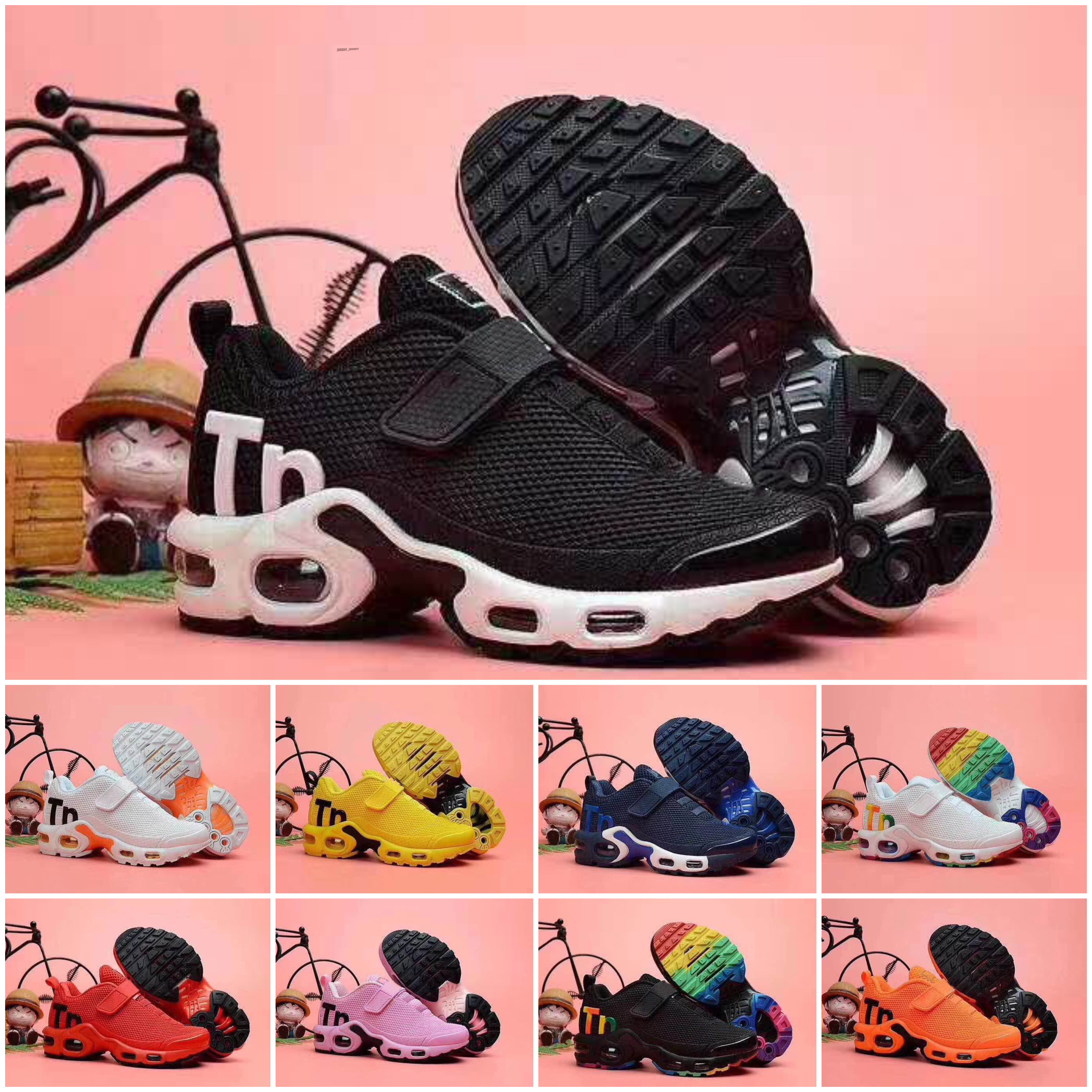 

New Kids Plus Tn Children Parent Casual Shoes For Baby Boy and Girl Fashion Designer Sneakers White Running Outdoor Trainer Shoes, Color 5