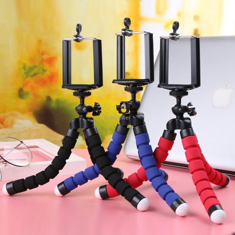 

Flexible Octopus Tripod Phone Holder Stick Universal Stand Bracket for Cellphone Camera Selfie Monopod with Bluetooth Remote No Package