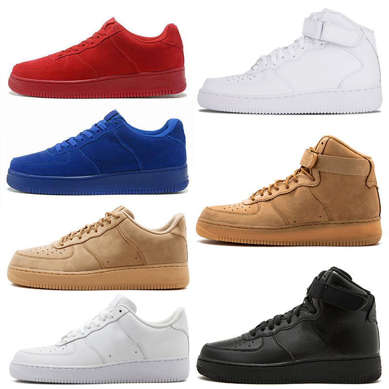 

mens sneakers one 1 designer casual shoes for women Fly dunk low high cut triple white black Red wheat Outdoor Jogging Sports Tennis, Item 11 low blue