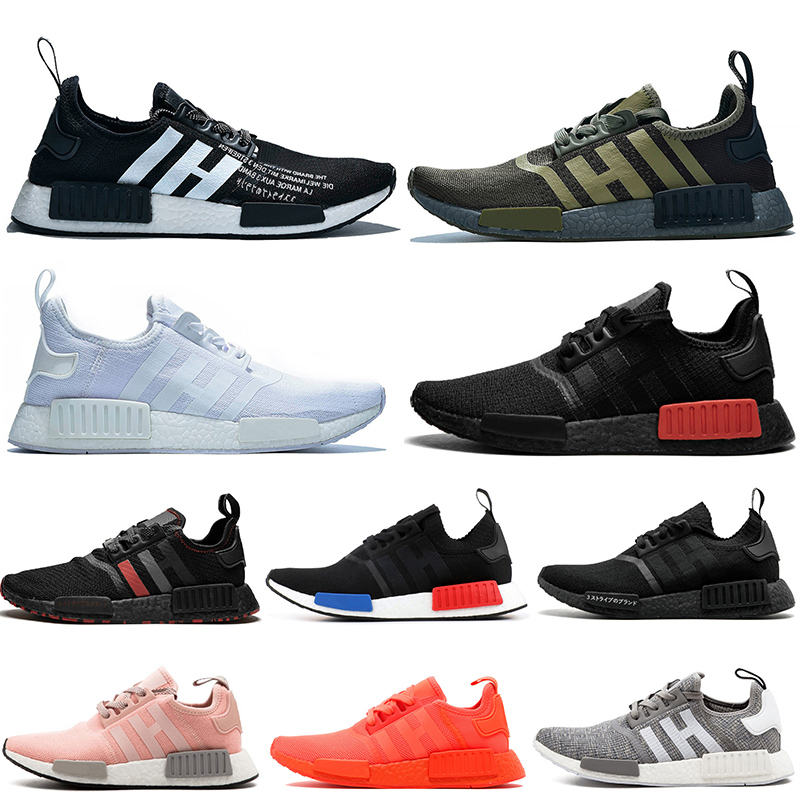 

Cheap Wholesale NMD R1 Running Shoes for Men Women OG Oliver Triple Black White Japan Solar Red Pink nmds Breathable Sports Sneakers