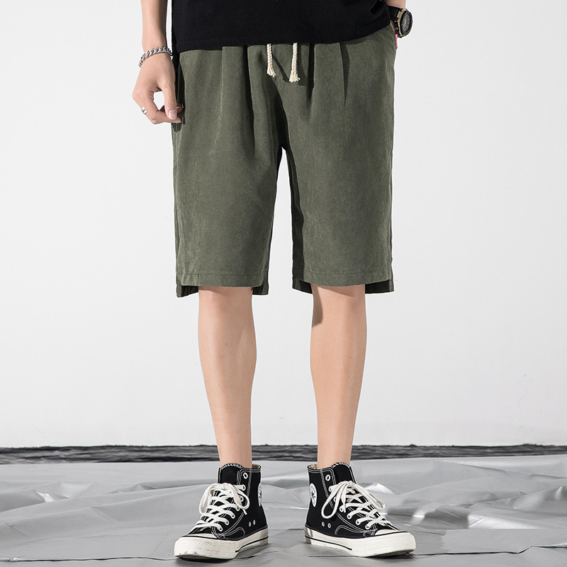 

Sports Casual Short Pants for Men 2020 Summer New Trend Straight Five-point Shorts Hip-hop Loose Large Size Joggers Men Shorts, Black
