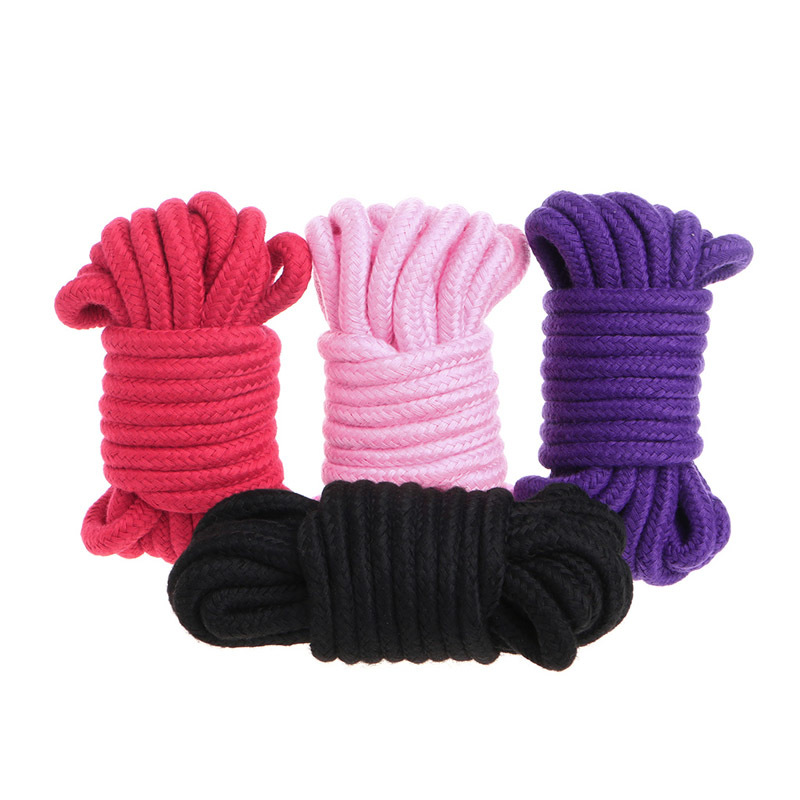 5m/10m Bondage Rope Sex Fantasy Play Strap Restraint Fetish Slave Restraint Rope Adult Sex Toy Kit For Adult Lover Couple C18112701