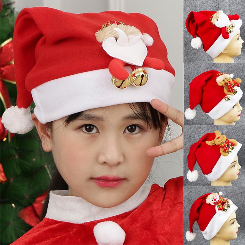 

Christmas Hat Children's Hat Spring Cap Funny Party Santa Claus Costume Santa Decorazioni natalizie Dropshipping#30