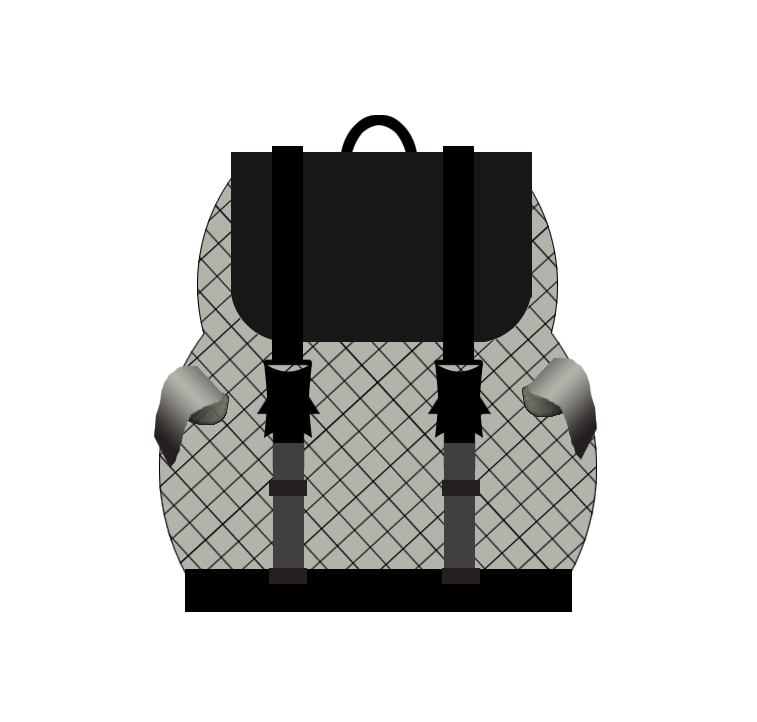 

Pink sugao backpack Gletter travel leather backpack fashion men and women shoudler bag high quality backpack, Grey