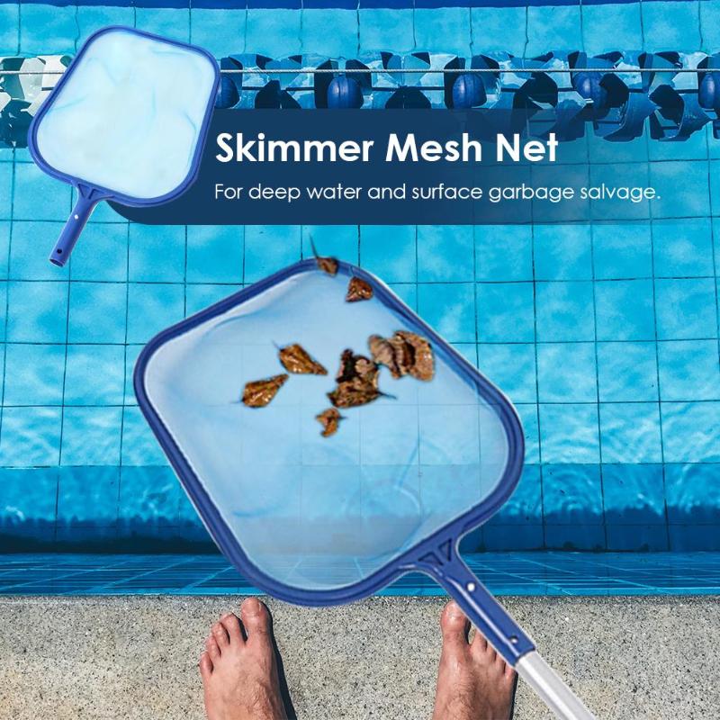 Plastic Net Swimming Pool Spa Hot Tub Pond Leaf Skimmer Rake Cleaning Net CA-N7