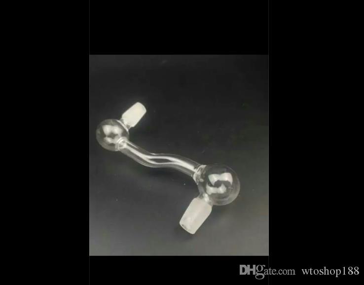 

New adapter Wholesale Glass bongs Oil Burner Glass Water Pipes Oil Rigs Smoking Free