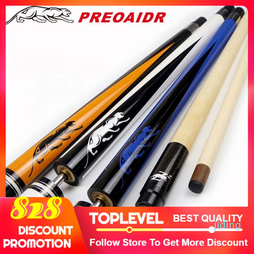 

Wholesale-NEW PREOAIDR 3142 Brand Break Punch Jump Cue Pool Billiard Stick Kit Durable 13 MM Tip 147.5 CM and 139 CM Options China 2019