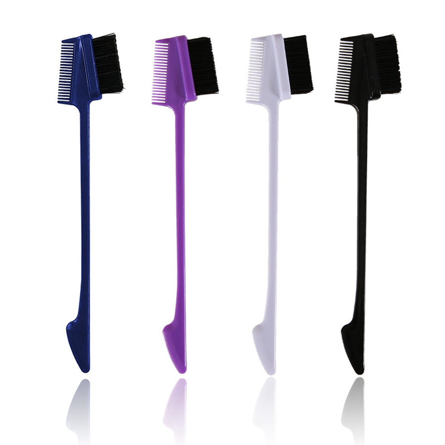 

Beauty Double Sided Edge Control Hair Comb Hair Styling Tool Hair Brush Toothbrush Style Eyebrow Brush RRA20644764007