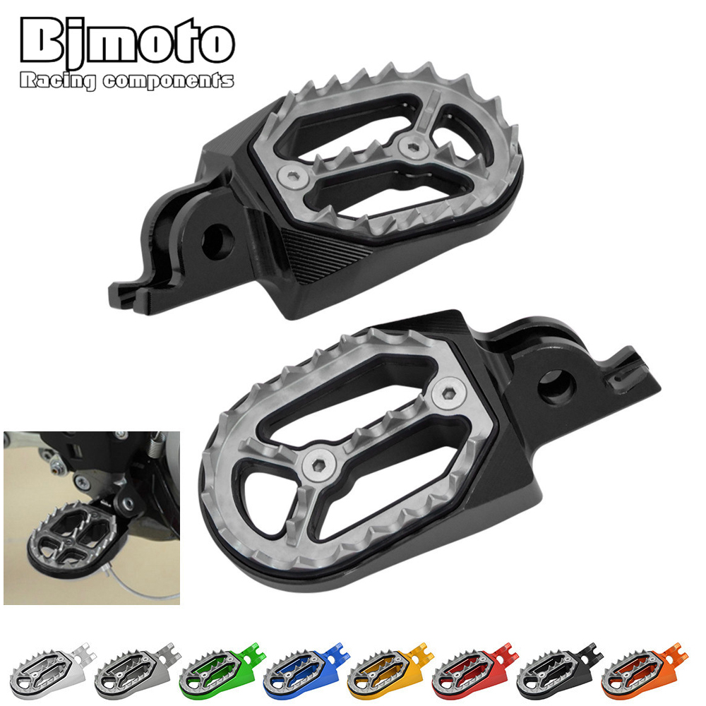 

Motorcycle Footpeg Foot Pegs Footrest Pedal For KX KXF KLX 250 450 RMZ For CR CRF 150R 250R 250X 450R 450X