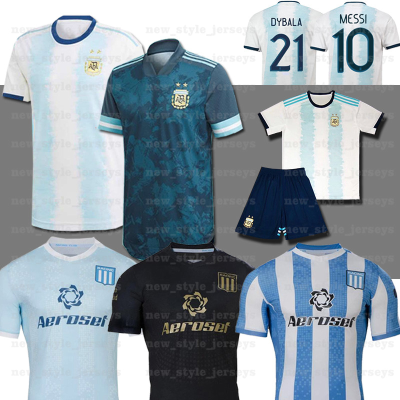 

Thailand 2020 2021 new season Argentina Soccer Jerseys Maillot de foot Men 10 Messi DYBALA HIGUAIN ICARDI Camisetas football uniform, Black;yellow