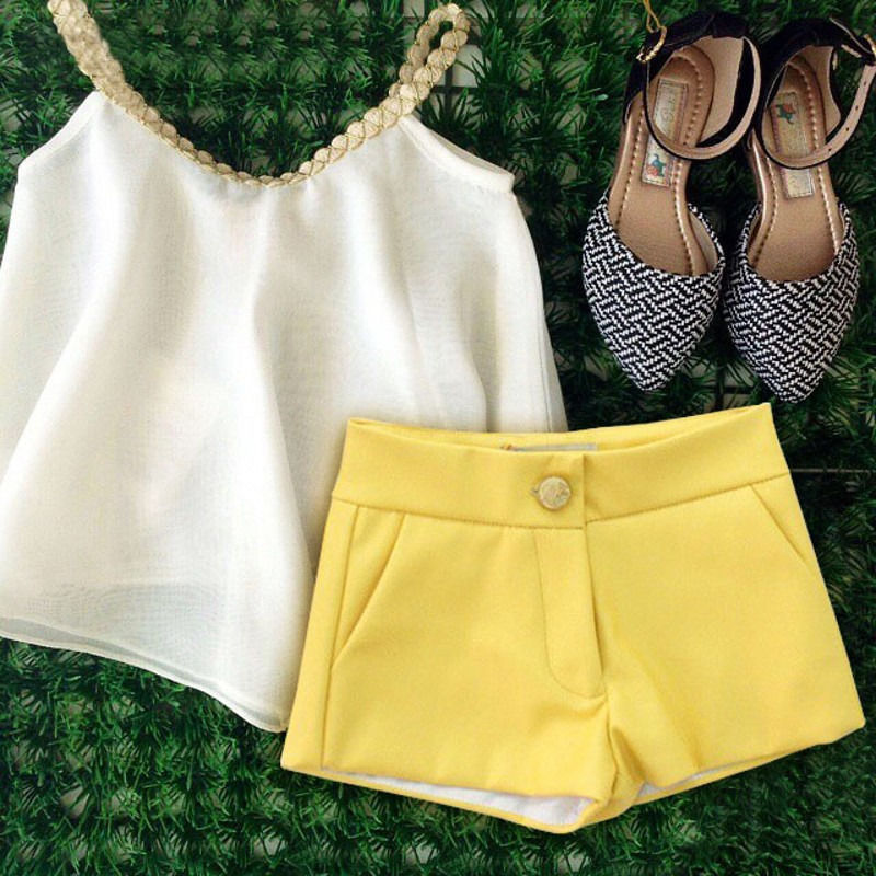 hot pant and short top