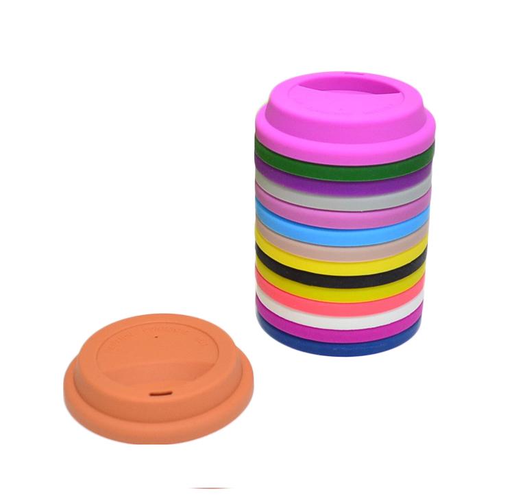 

9cm Reusable Silicone Cup Lid Round cup Lid Mug Cover Silicone Cute Anti-dust Glass Cup Cover Coffee Mug Suction Seal Lid Cap