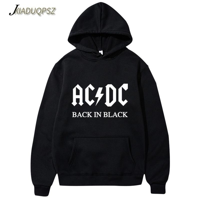 

Lead AC DC Hoodie Men Hip Hop Rock Band ACDC Sweatshirt Male Casual Streetwear Jacket Hoody Sweatshirts Men Women Brand Clothing, Black