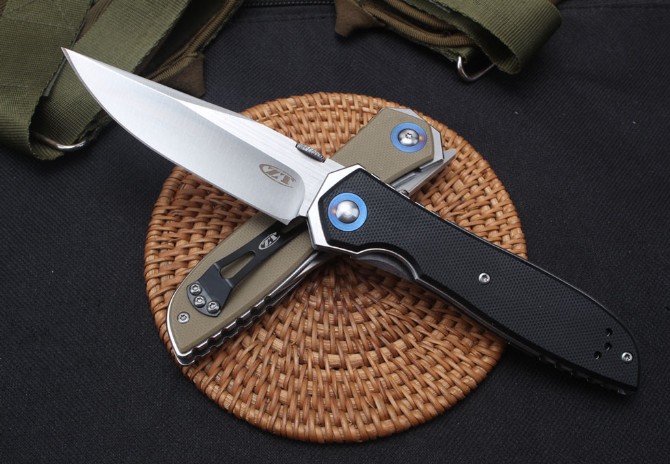 

ZT Zero Tolerance 0372 ZT0372 9Cr18MoV Ball bearing system G10 ZT Folding Knife xmas gift knife for man FACA