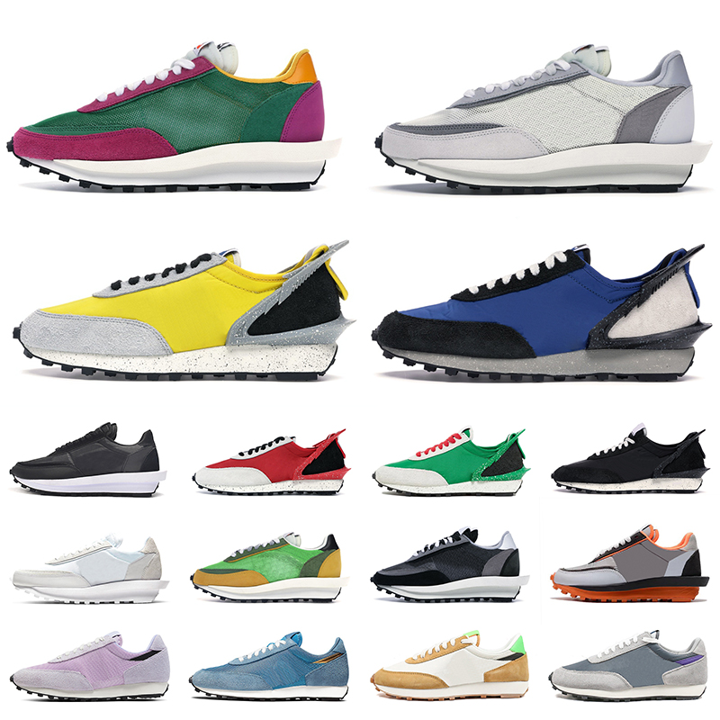 

hot daybreak ldv ld waffle men women running shoes undercover Black White Varsity Blue Neptune Green mens trainers sports sneakers, 36-44 dynamic yellow